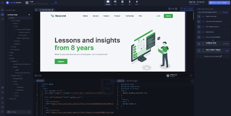 设计师的春天？前端革命会发生吗？（狗头保命）在前天，product hunt 第一名🥇的产品，叫locofy一句话说清楚